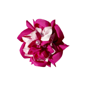 Magenta Fusion Blossom Bow