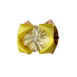 Golden Sunlight Blossom Bow