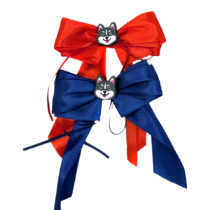 Husky Sailor Bow Hair Clips